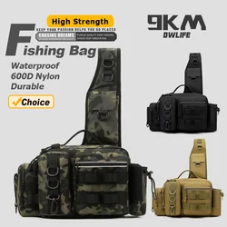 Bolsa de pesca impermeable 9KM – Nailon 600D para cañas y aparejos