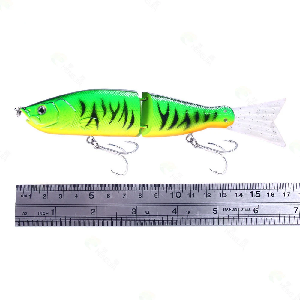 Cebo articulado Swimbait Vibration Lipless Minnow Crankbait 18cm 52g Artificial duro hundimiento Wobbler señuelo de pesca para Lucio señuelos de pesca mar carp fishing de rockfishing cebos duros swimbait caza y pesca - imagen 4