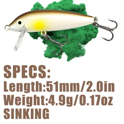 BU Señuelo wobbling minnow para lubina - cebo artificial de costa