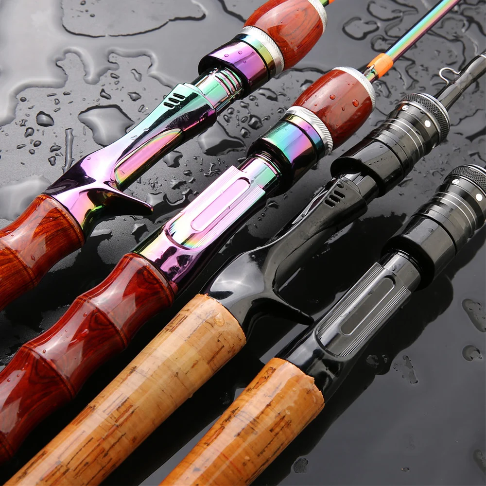 Caña de pescar ultraligera de fibra de carbono, señuelo de fundición giratoria, peso de 1-5g, caña de pescar rápida para trucha, FUT Stream, 1,8 - imagen 4