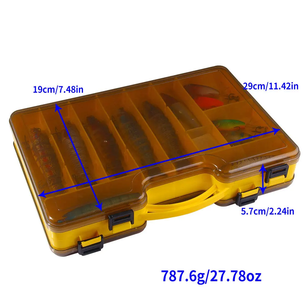 Señuelos articulados Swimbait Minnow Popper para lubina y perca - imagen 5