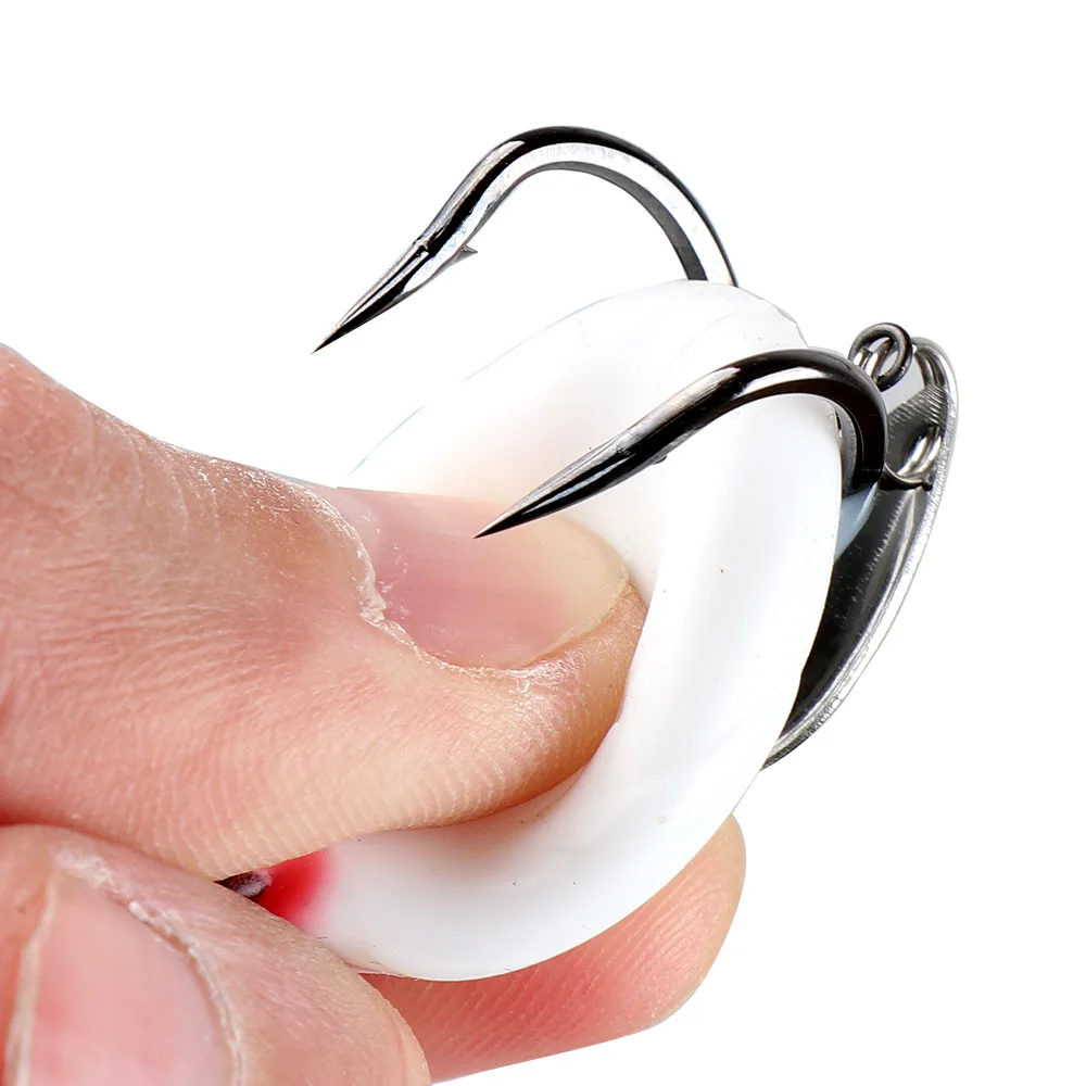 Señuelo de pesca de rana suave, anzuelo de agua superior, 4,5 cm/8g - imagen 5