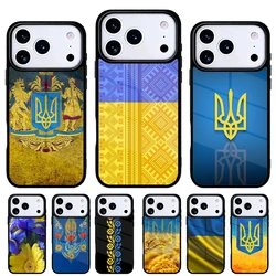 Funda Retro Bandera Ucrania Compatible con iPhone