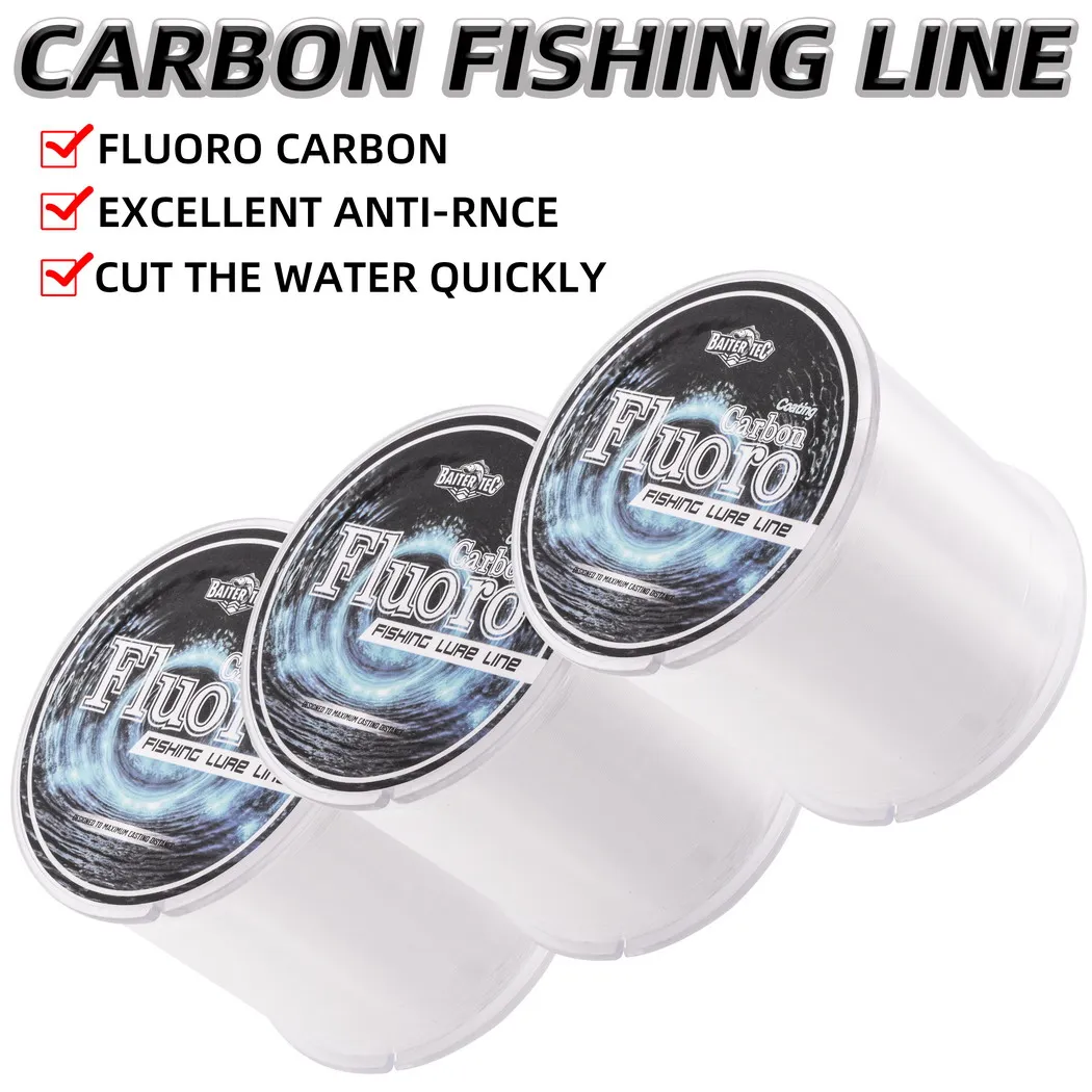 Línea de pesca de fluorocarbono de fregadero completo de 300m 0,14mm-0,50mm 4-34LB línea de fibra de carbono monofilamento líneas de pesca de carpa líder japonés - imagen 3
