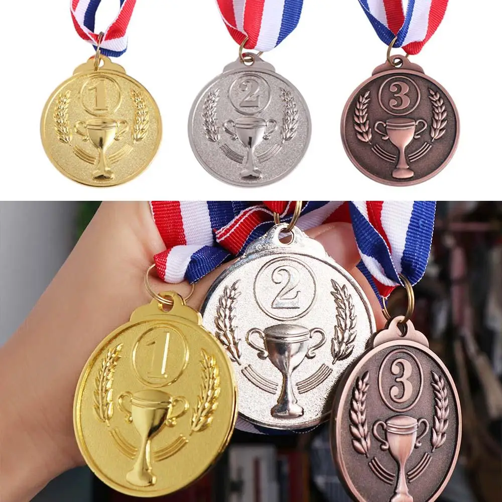 Ganador recompensa oro plata bronce medallas juego deportivo natación aleación de Zinc premio medallas baile correr competencia recompensas - imagen 4