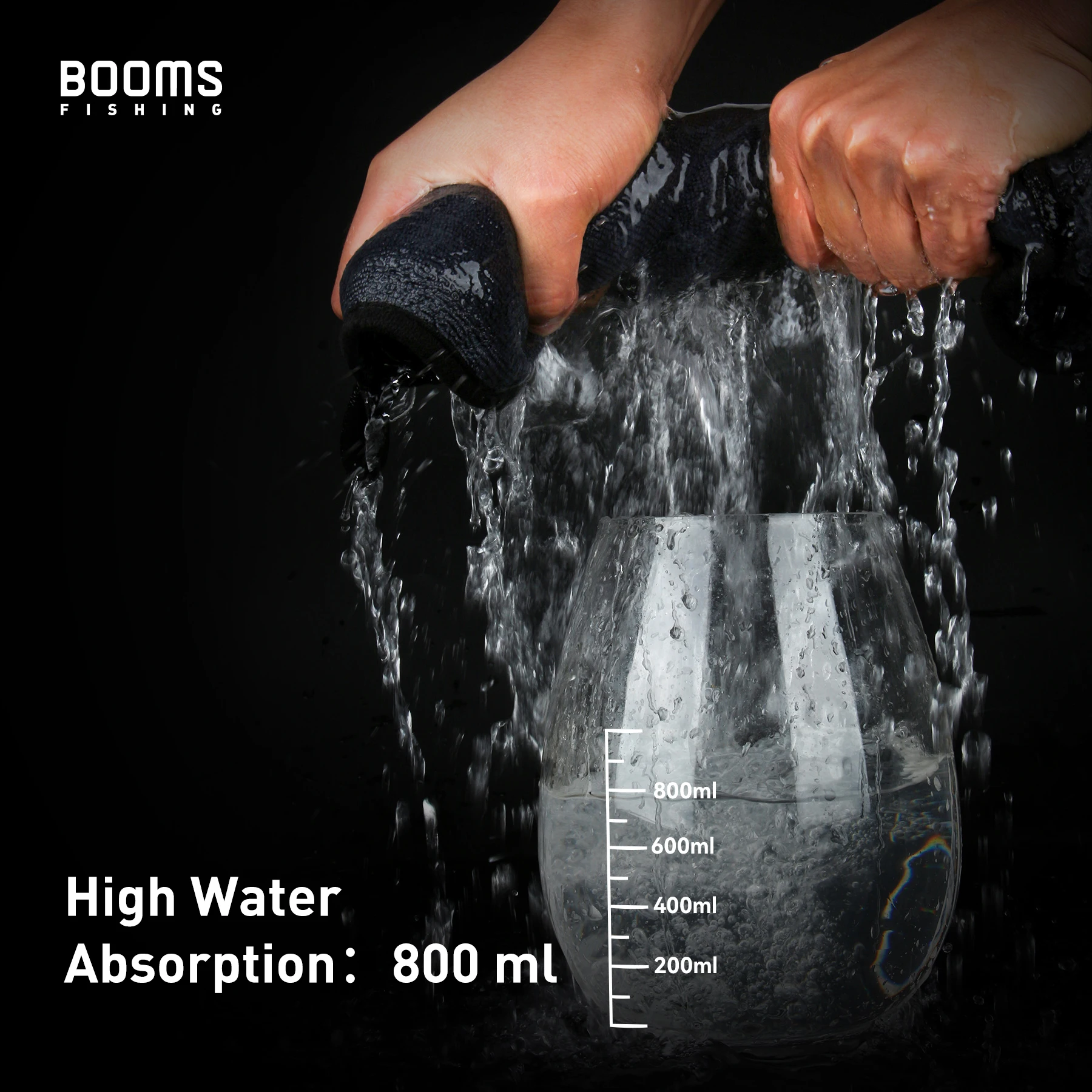 Booms Fishing B01 2 uds toalla de pesca fibra superfina absorbente antiadherente toallas deportivas al aire libre para senderismo escalada Accesorios - imagen 2