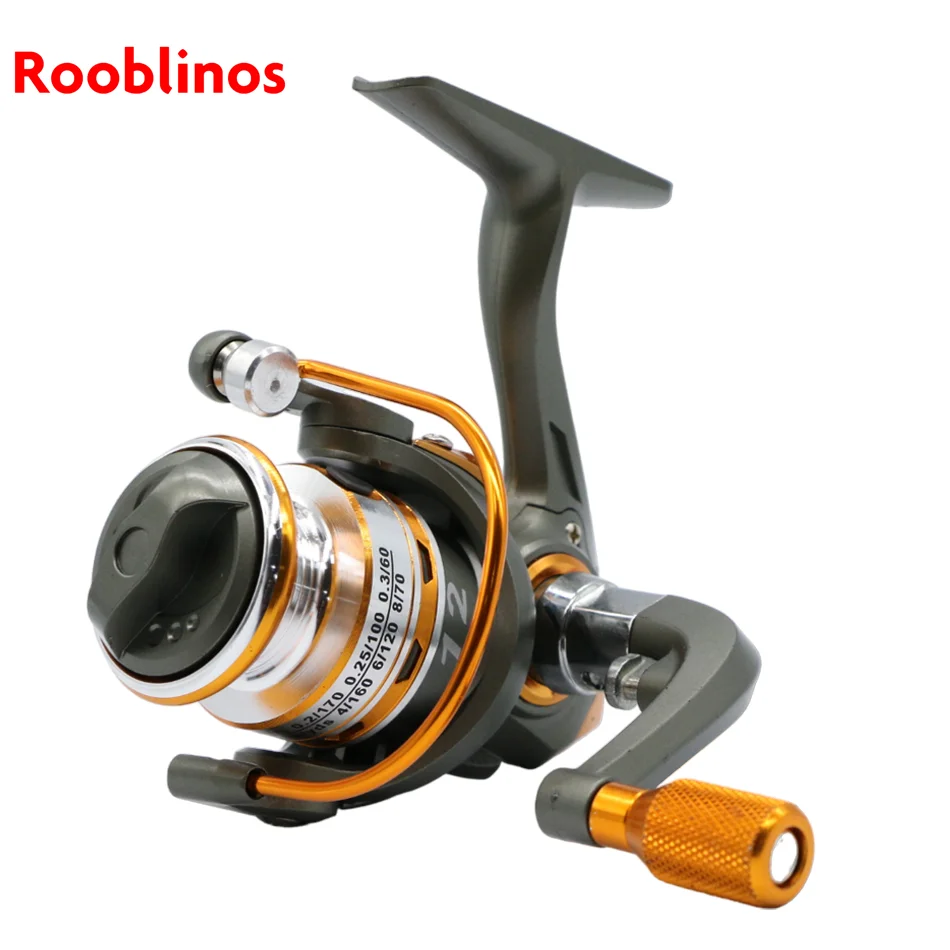 TH carrete de pesca de hielo ultraligero, carrete giratorio pequeño, rueda de línea de pesca con mosca, carrete de carpa, artículos de pesca, aparejos - imagen 2