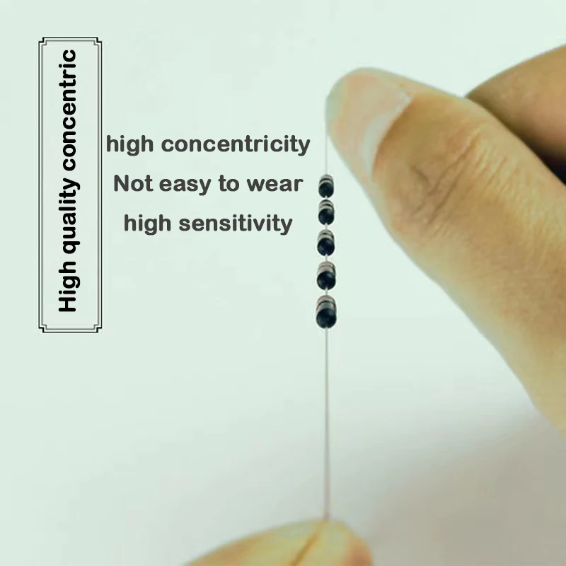 Sedal de pesca de carpa en forma de columna, 100 unidades/1 Juego de granos espaciales de alta calidad, concentrcidad de oliva, accesorios especiales - imagen 3