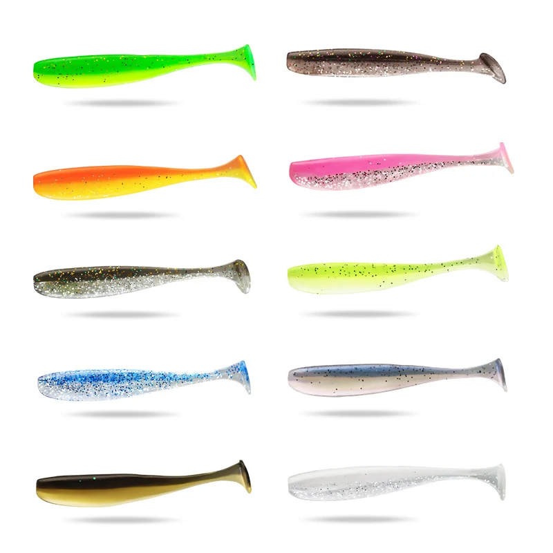 Señuelo suave de silicona para Sábalo, Wobbler, gusano de mar, Swimbait, Wobblers, accesorios de pesca, 5 piezas - imagen 3