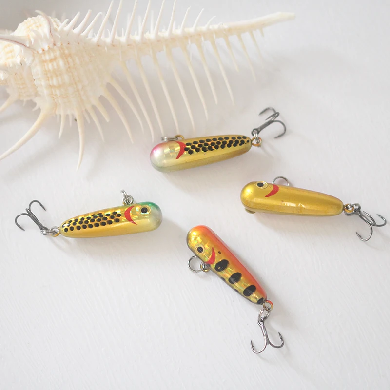 Mini señuelo de lápiz hundido con cuentas de tungsteno, 2,3g, 30mm, Micro cebo de pesca para trucha, salmón, agua dulce, Arroyo, Wobbler, 1 unidad - imagen 4