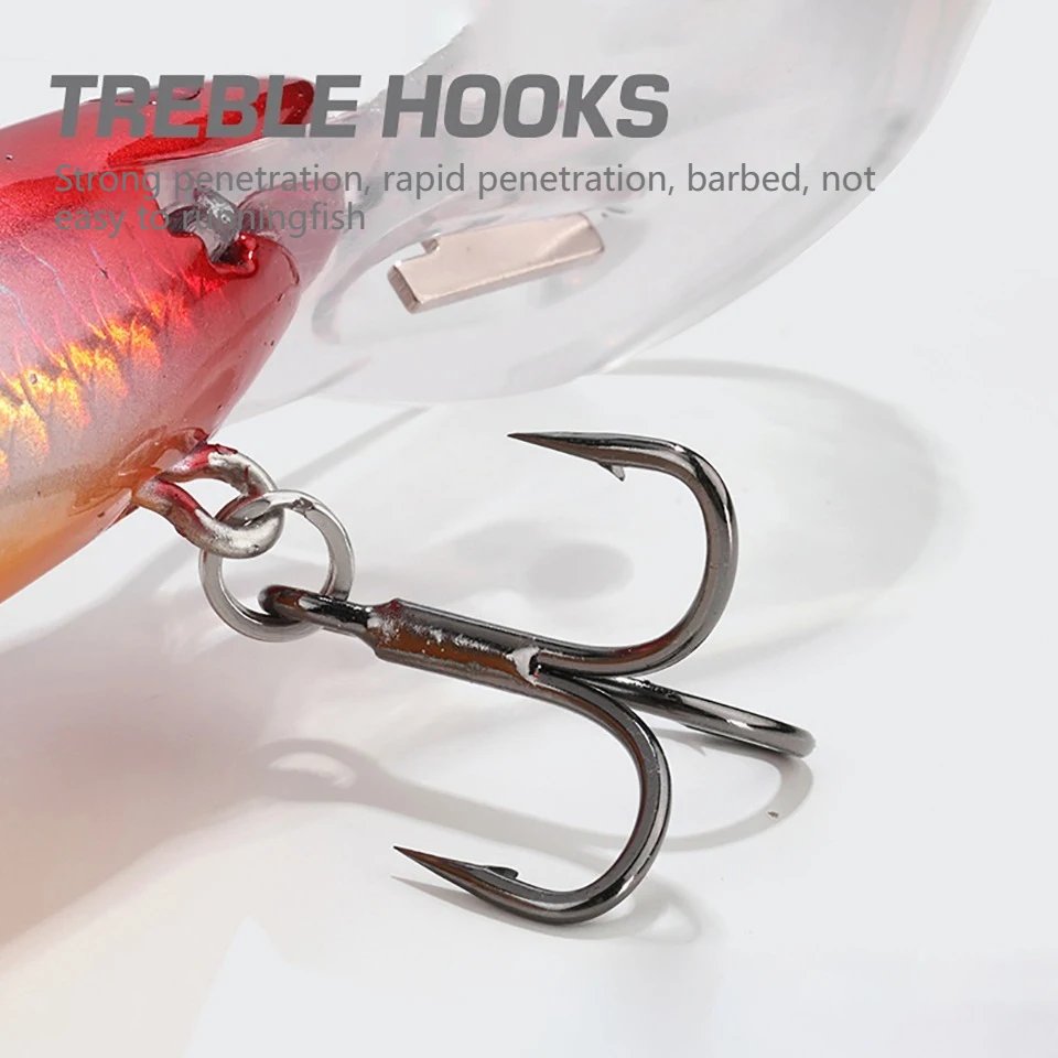 WALK FISH 1 unidad 120mm 24g Mino de doble lengua sumergible cebo duro de largo alcance tablero de lengua larga señuelo cebo simulado cebo pargo - imagen 2