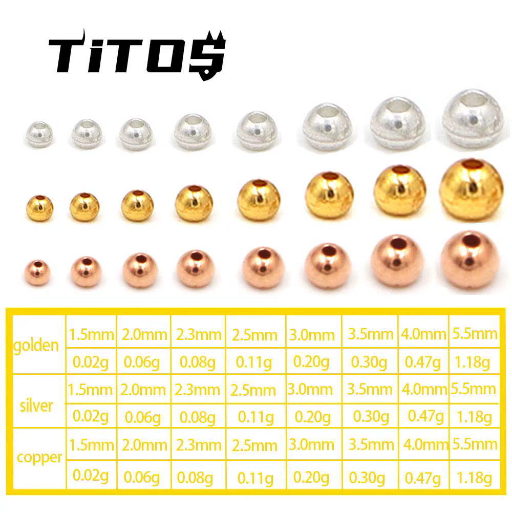 Descubra el tamaño perfecto de cuentas para sus proyectos de joyería con TITOS® que ofrece una gama de cuentas de oro, plata y cobre en varios tamaños.