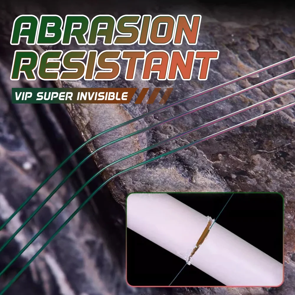 ZUKIBO Viper-sedal de pesca cambiante Invisible, línea de monofilamento súper fuerte japonés, línea de fregadero de mosca de nailon recubierto de fluorocarbono - imagen 4