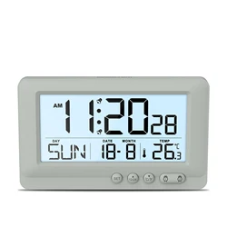 Reloj Despertador Digital ORIA – Portátil con LCD y Alarmas Duales