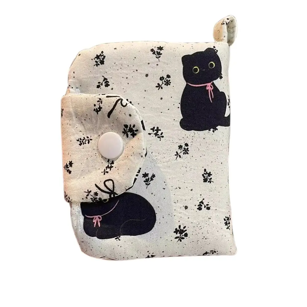 Monedero informal de lona con forma de Animal, monedero multicapa con gato/oso/ambino, Mini tarjetero de dibujos animados para auriculares - imagen 2