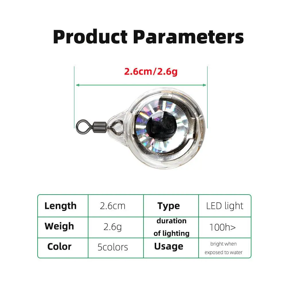 Nuevo Señuelo de pesca luminoso mejorado, luces nocturnas para buscadores de peces, LED fluorescente súper impermeable que brilla en la oscuridad - imagen 2