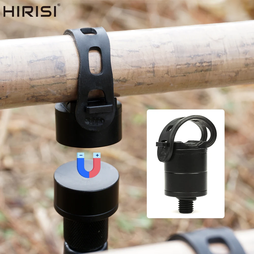Hirisi Soporte y reposo magnético para caña de carpa de 3 piezas - Pod de pesca de liberación rápida con soporte de correa seguro | Accesorios de pesca duraderos - imagen 2