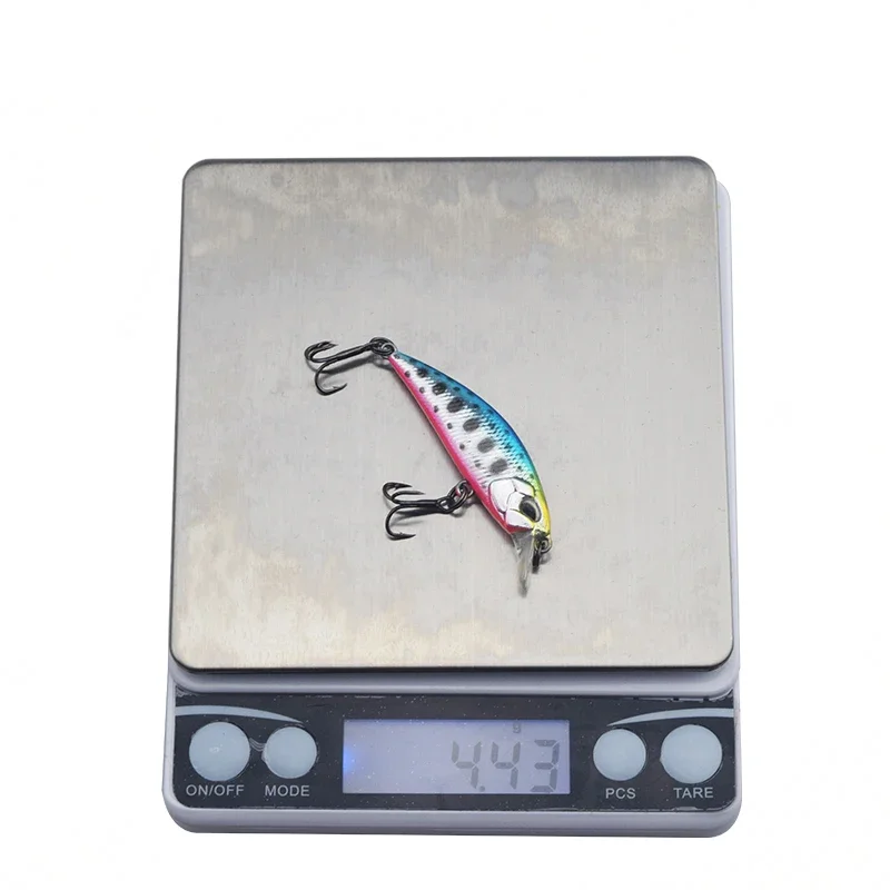 Señuelos de pececillo de 5,4 cm/4,5g, anzuelo que se hunde, Iscas artificiales, Swimbait, cebo de pesca duro, aparejos de pesca Kunstaas, 1 ud. - imagen 5