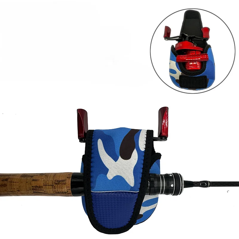 Bolsa portátil para carrete de pesca, funda protectora impermeable para caña de pescar, carrete giratorio, bolsa de almacenamiento para tambor - imagen 3