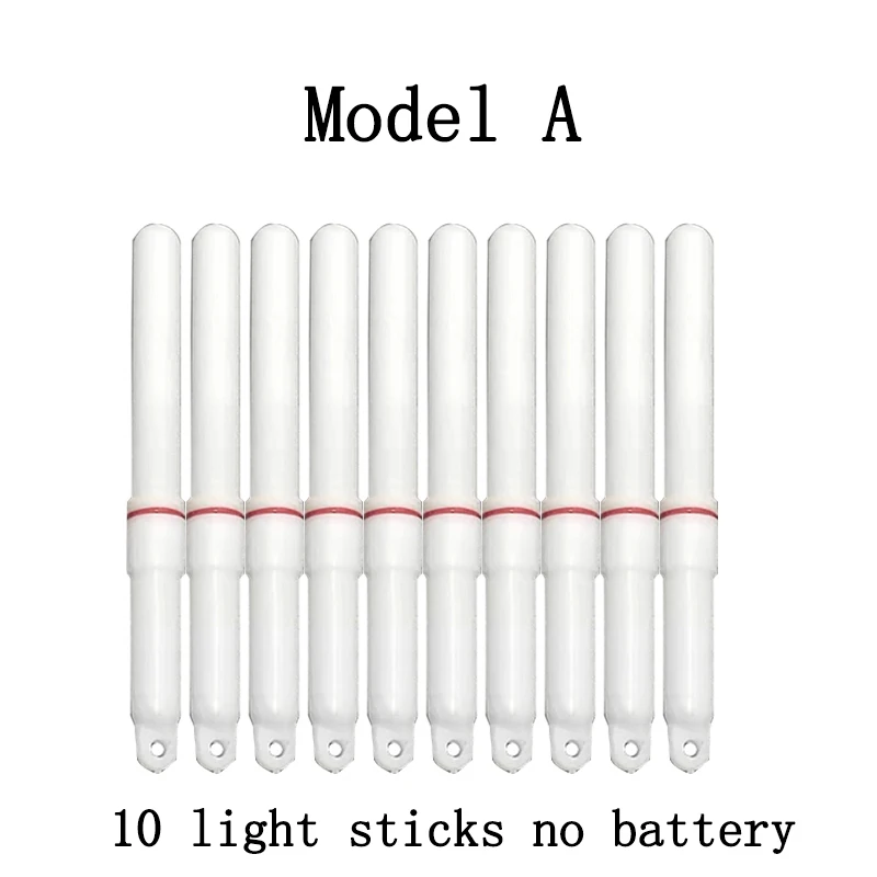 10 unids/lote, palo de luz LED multifuncional, traje que funciona con batería cr425, flotadores luminosos, accesorio, lámpara atractora de barra luminosa A595 - imagen 4