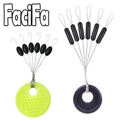 Flotador de silicona tipo bean para pesca