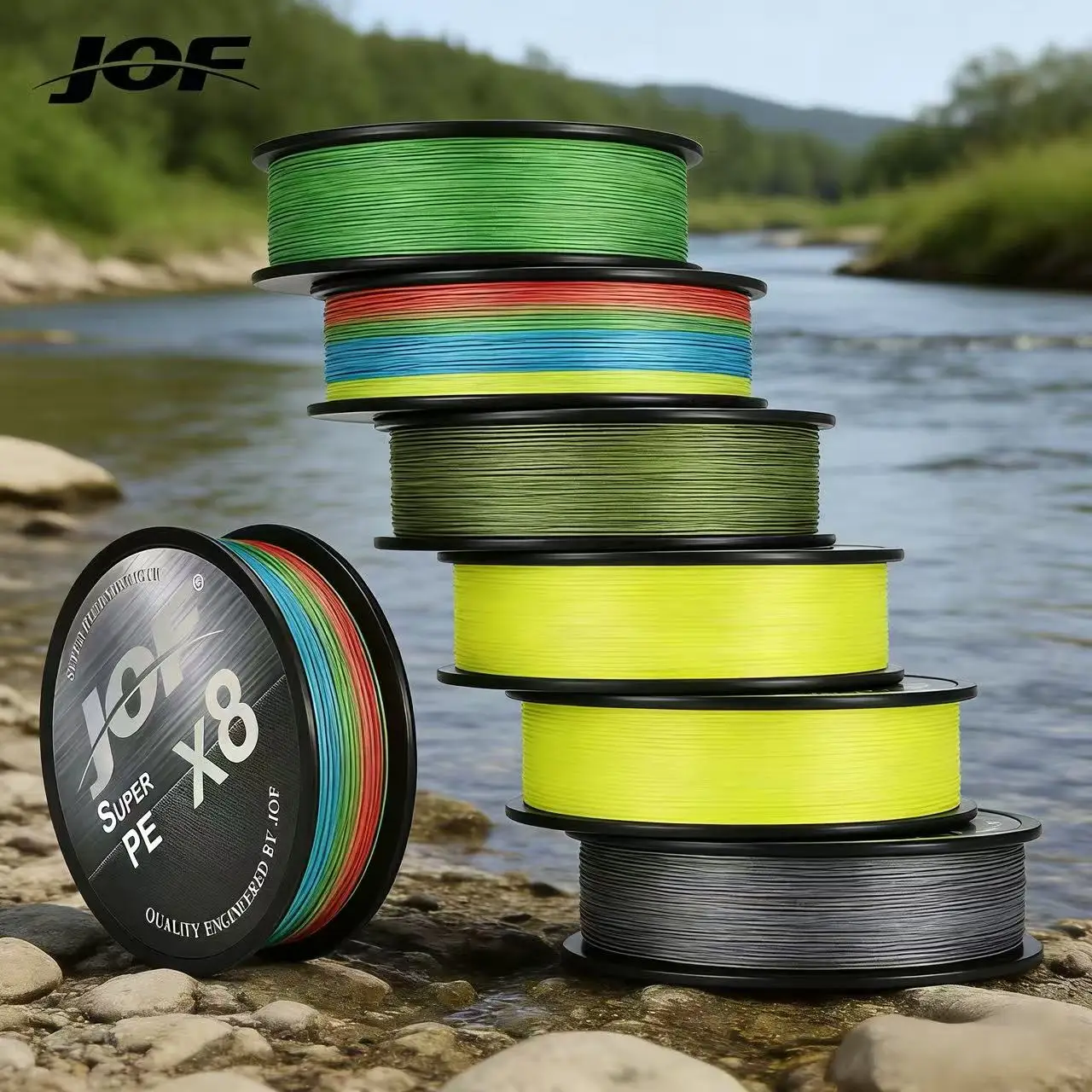 Hilo Trenzado JOF Stander x8 – Multifilamento para pesca de carpa