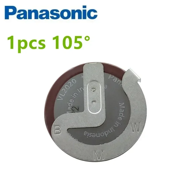 Baterías recargables Panasonic VL2020 para llave BMW con patas 90° - imagen 2