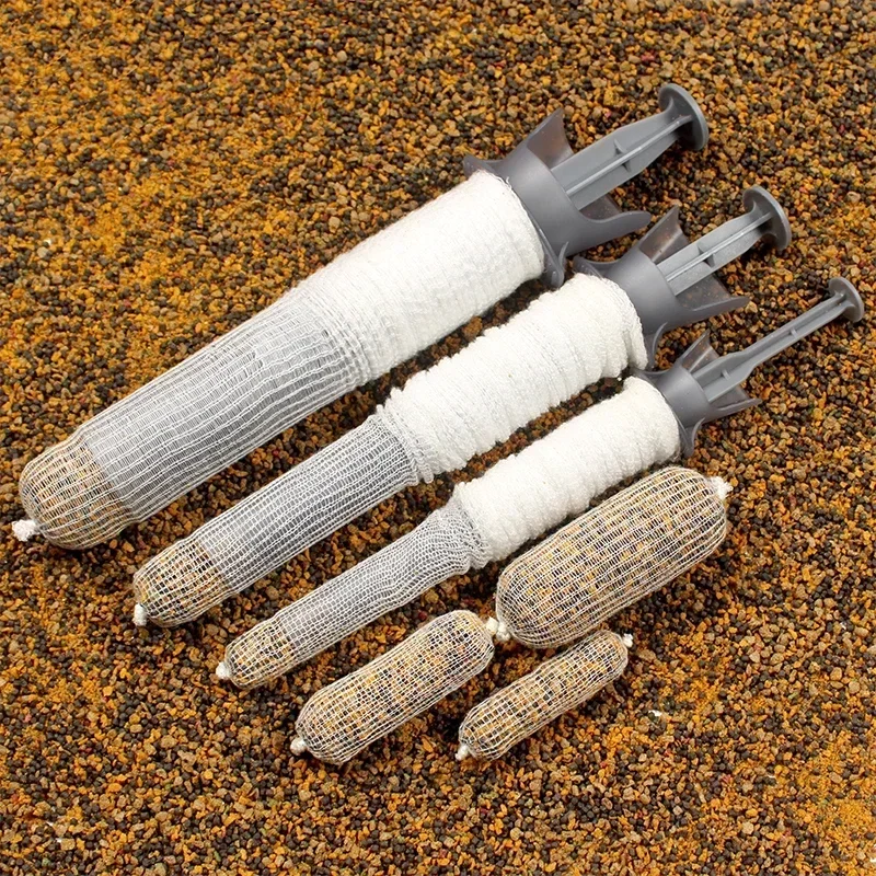 Sistema de carga de malla PVA para pesca de carpa, red de tubo, alimentador de pesca de carpa, señuelo de cebo de diámetro 16mm/22mm/34mm para aparejos de pesca de carpa, 1 ud. - imagen 5