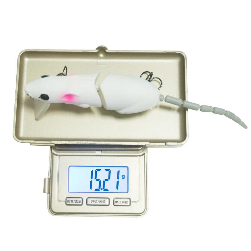 AI-SHOUYU Topwater Bionic Rat Señuelo Articulado para Lubina - imagen 2