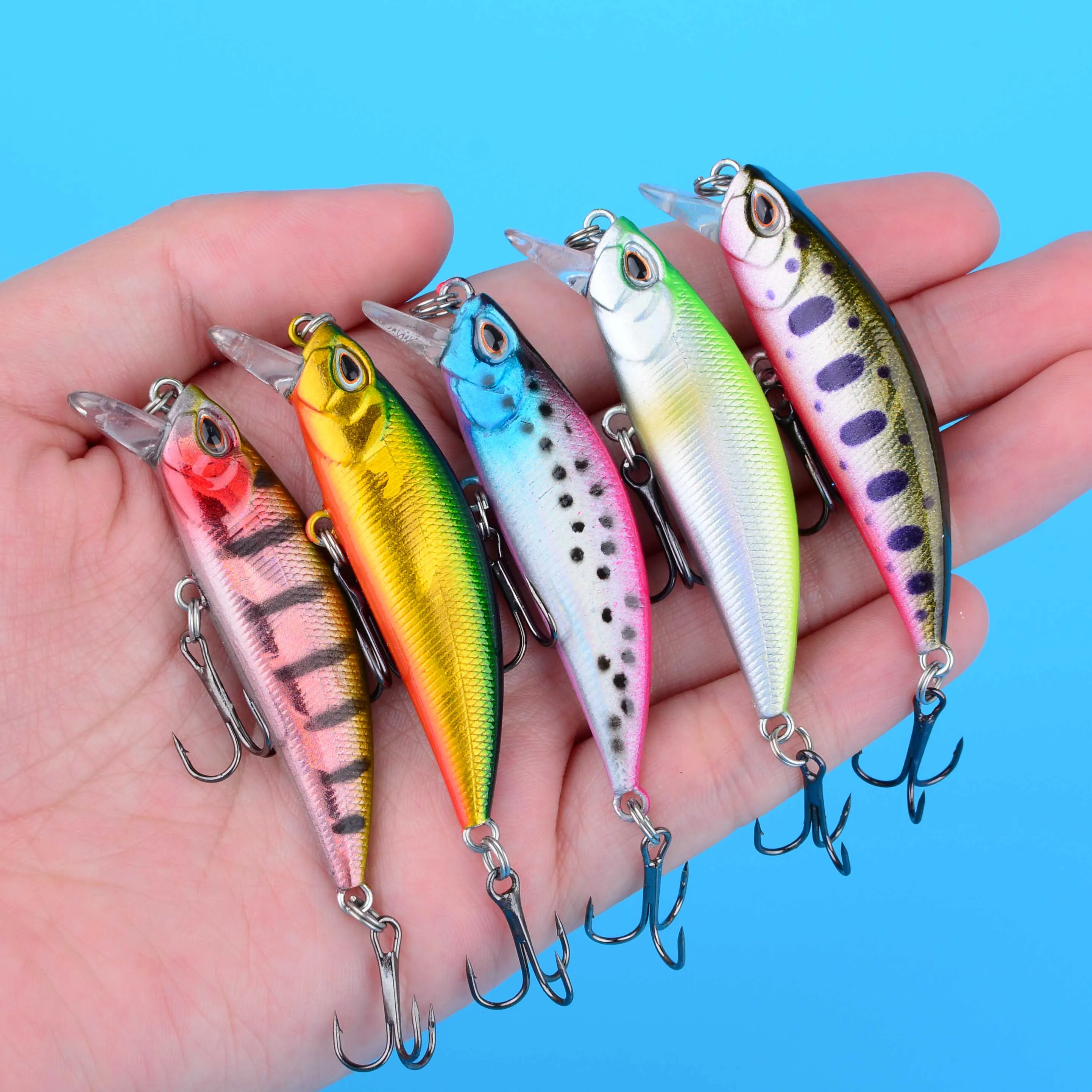 Señuelo Minnow hundimiento lento duro realista para distancia - imagen 4