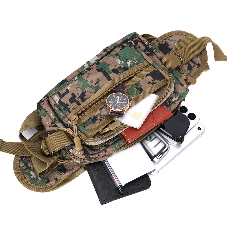 Bolsa de pecho de pesca multifunción, bolsa de cintura para Señuelos de Pesca, bolsa de almacenamiento de aparejos de pesca grande, bolso de hombro tipo bandolera para pesca al aire libre - imagen 3