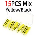 15pcs Yellow Black