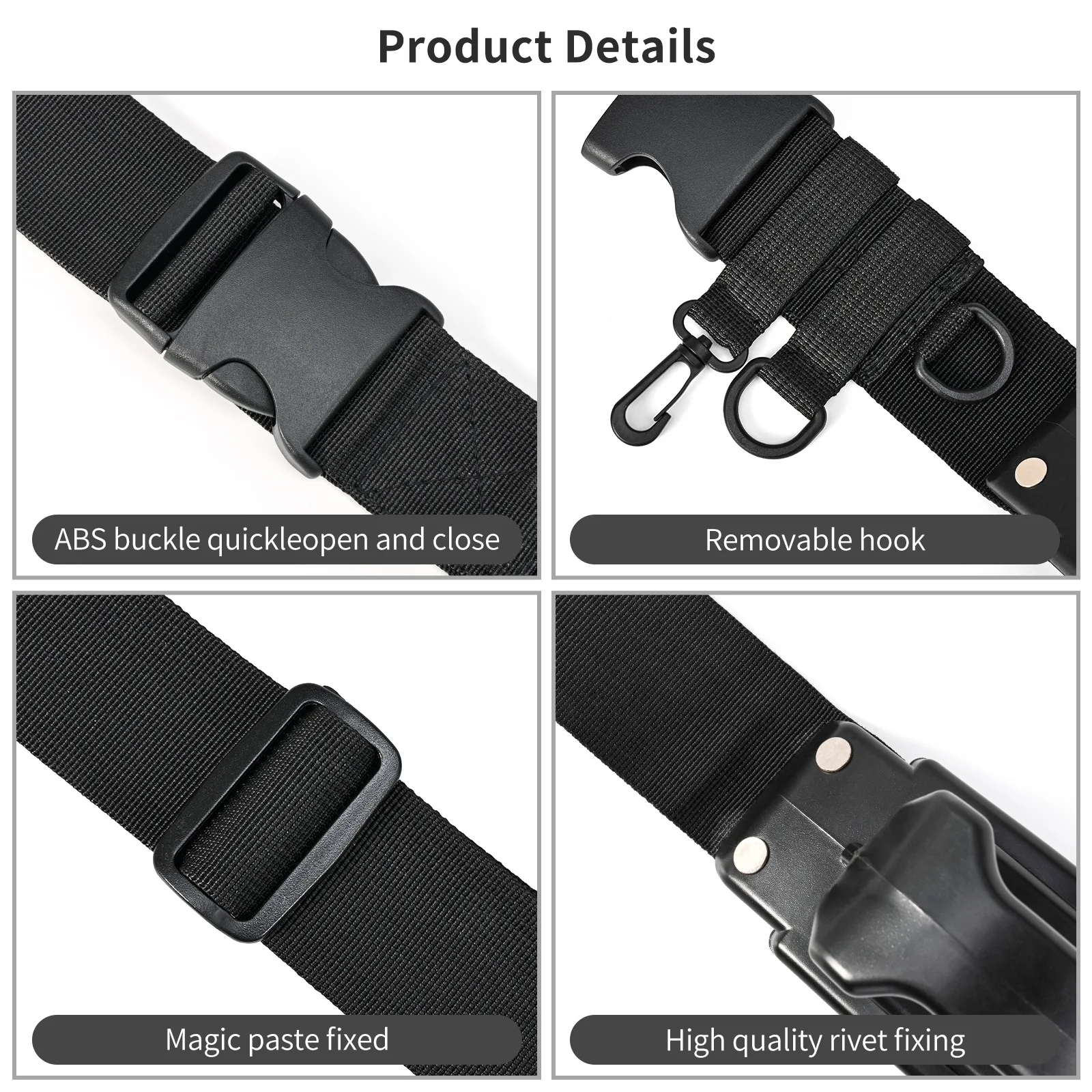 Cinturón Porta Cañas Ajustable – Soporte Lumbar Doble para Pesca - imagen 5