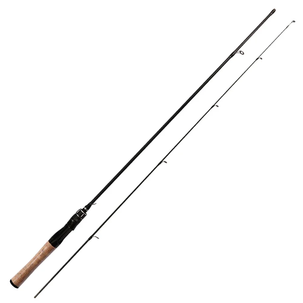 Caña de pescar de fundición ligera de carbono, señuelo de Punta sólida UL/L, peso de 0,5-8g, línea WT 2-8lb, caña giratoria para pesca de carpa y trucha - imagen 2