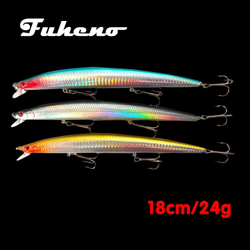 1 Uds. Señuelos de Pesca de pececillo grande 18cm 24g Wobbler flotante 3D Swimbait Isca cebo duro Artificial Crankbait Bass carpa aparejos de Pesca - imagen 3