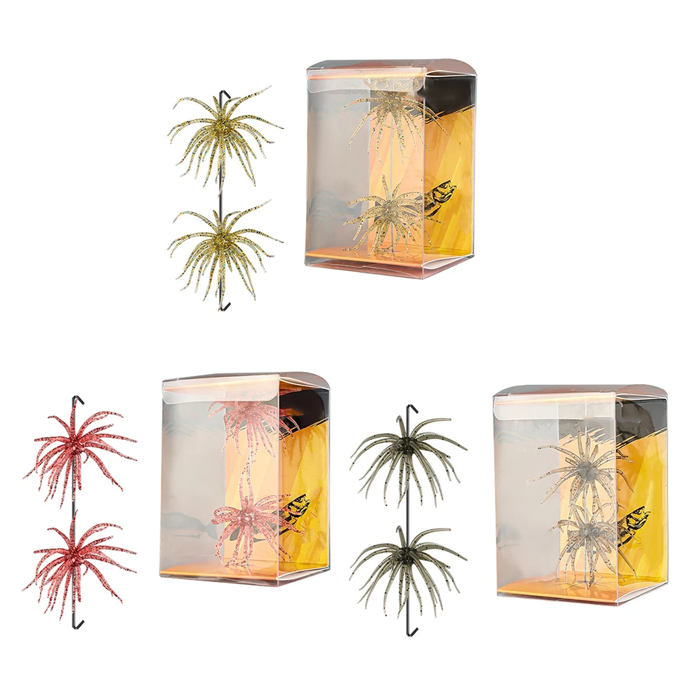 Señuelos de pesca de erizo de mar, cebo de gusano biomimético, viajes de pesca, señuelo de pez objetivo, flexibilidad de pesca de carpa - imagen 3