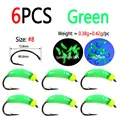 6pcs Green
