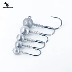 3,5g 5g 7g 10g 14g cabeza de anzuelo de plomo anzuelos de pesca para pesca anzuelos de colores brillantes anzuelos aparejos de pesca 5 unids/lote