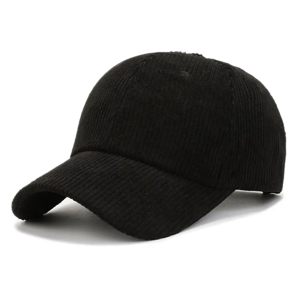 Gorra de béisbol de pana para hombre y mujer, sombrero de béisbol Unisex de estilo Vintage, ajustable al aire libre, estilo Hip Hop, para primavera y otoño, 1 unidad - imagen 2