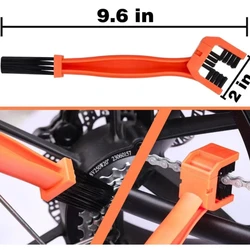 Lavadora de cadena de bicicleta, cepillo de limpieza para bicicleta de montaña, herramienta limpiadora, juego portátil, lavadora de cadena, multiherramienta, accesorios para bicicletas, 1 ud.