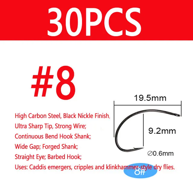 30pcs size 8