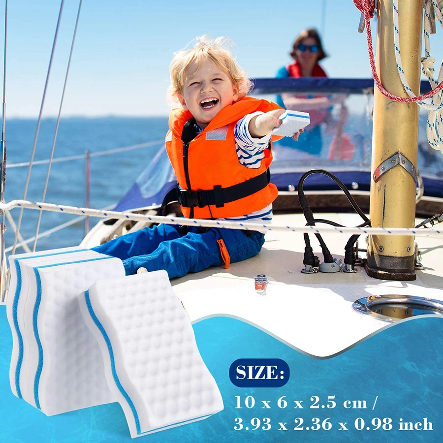 Esponja borrador desgaste para barco – Limpiador de cubierta náutica - imagen 5