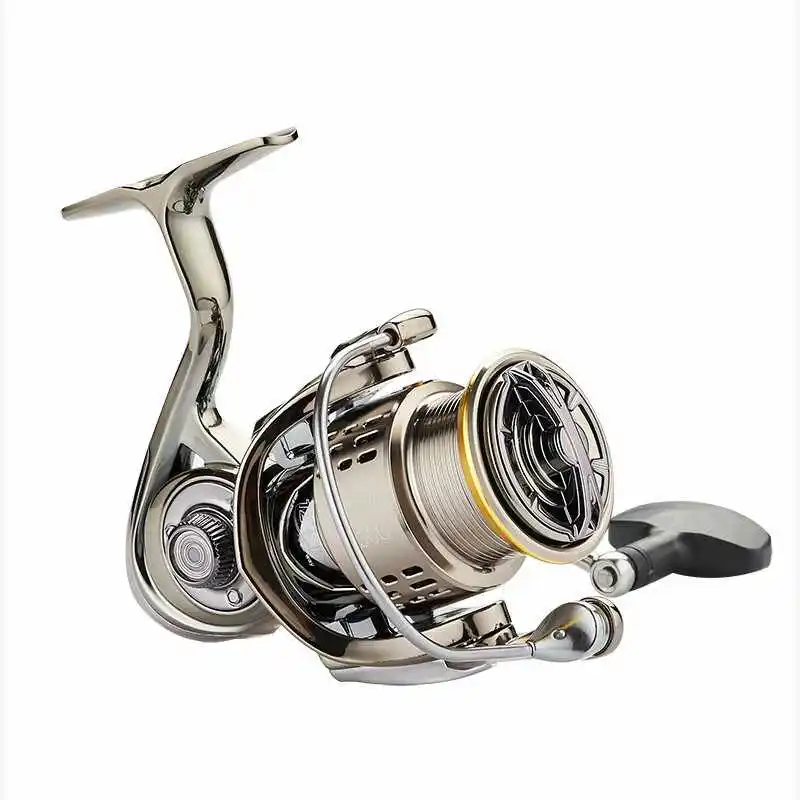 Carretes giratorios TW ultraligeros totalmente metálicos, carretes de pesca para surf de agua dulce y agua salada para pesca de bagre byJ-BARZILLAI - imagen 4