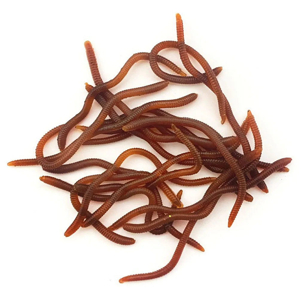 Swimbait Earthwormsoft cebo señuelos blandos artículos de pesca señuelo de pesca para aparejos cebos entretenimiento deportivo - imagen 2