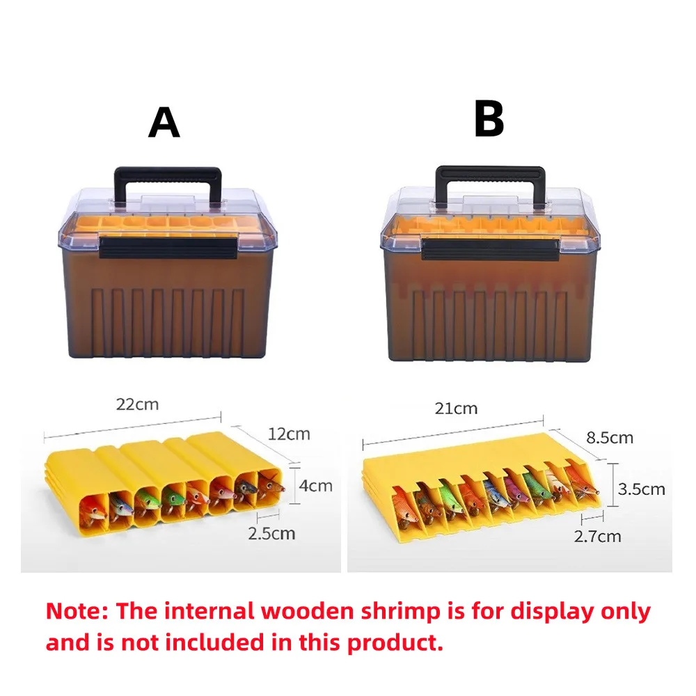Nueva caja de aparejos de pesca multifunción, caja organizadora de anzuelos de calamar, pie web, pulpo, Egi, almacenamiento de cebo duro, caja de herramientas de mar - imagen 5