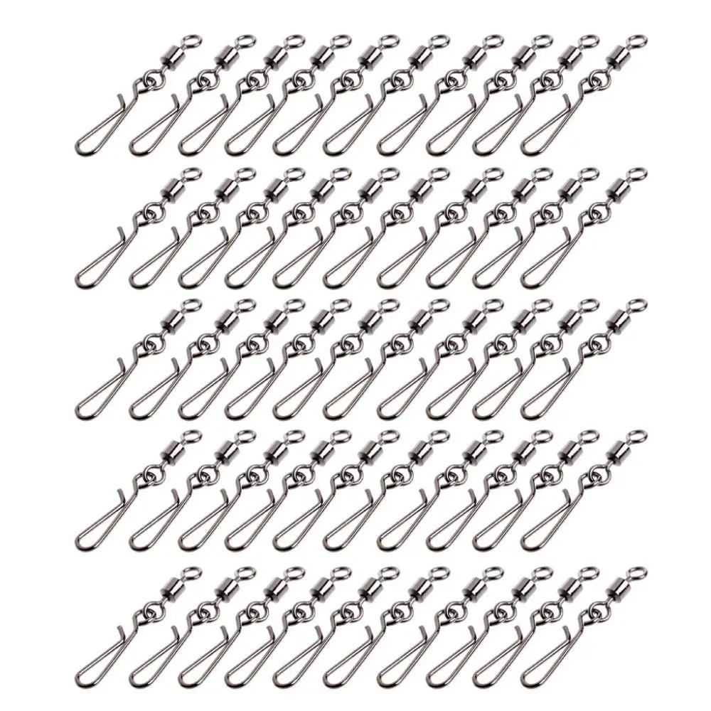 Conector giratorio de pesca con rodamiento de bolas acero inoxidable - imagen 3