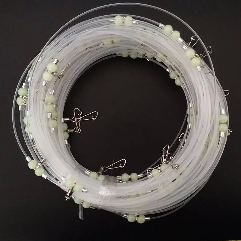 Equipo de pesca, gancho de fila de pesca de mar, mango de palangre, línea de pesca de barco, gancho inferior, juego de anzuelos tándem