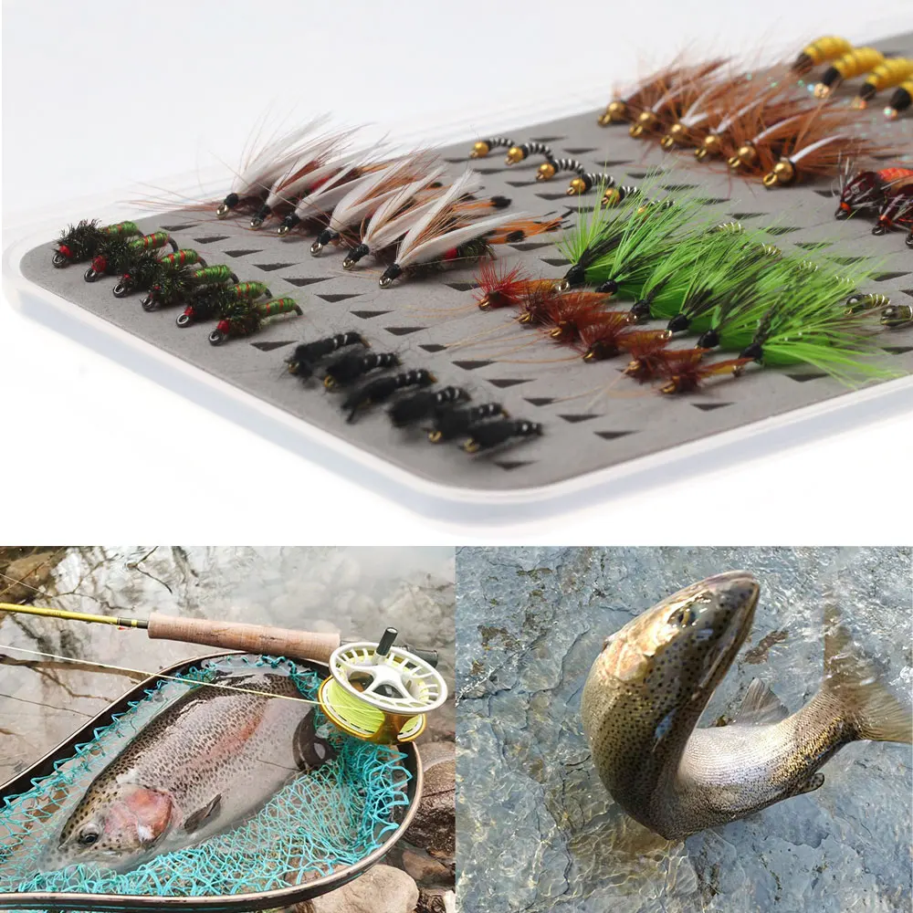 Experimente la emoción de la pesca con mosca con nuestra diversa selección de moscas artesanales