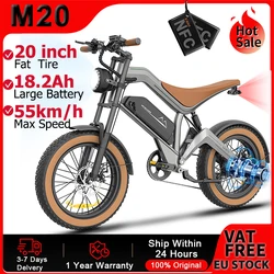 Bicicleta Eléctrica Montaña M20 1000W – E-bike 20 fat 55 km/h