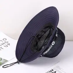 Pesca Camping Verano Gorro Bucket Hat Sombrero para el sol Gorra de protección UV de ala ancha